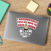 夫おもしろい引用文祈 – 私のために シール