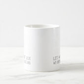 夫おもしろい引用文 – 私の妻頼ギフトT-Sh コーヒーマグカップ (中央)