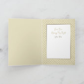 夫おもしろい漫画の配偶者結婚記念日 カード (内部)