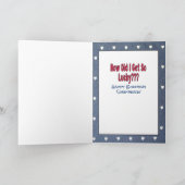 夫おもしろい用誕生日カード カード (内部)