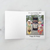 夫おもしろい用誕生日カード カード (内部)