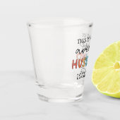 夫おもしろい素晴らしの贈り物 |夫最高の・エバー ショットグラス (左)