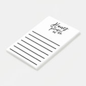 夫おもしろい蜂蜜のリスト ポストイット (アングル)