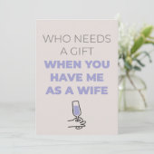 夫おもしろい誕生日カード シーズンカード (スタンド正面)