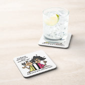 夫および妻の態度のユーモア コースター (右側)