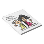 夫および妻の態度のユーモア ノートパッド (アングル)