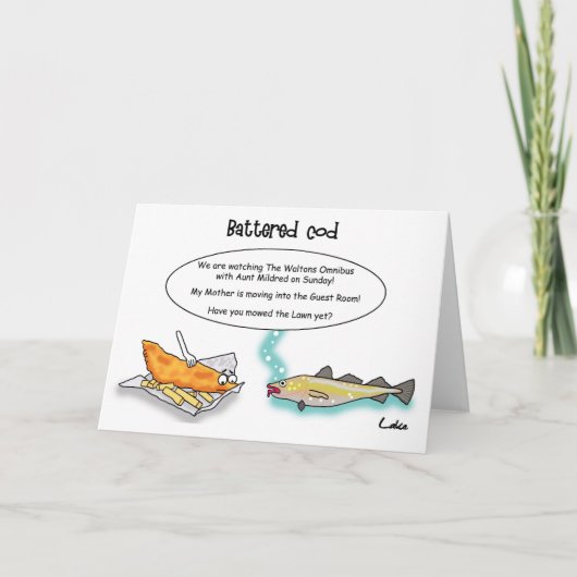 夫および妻記念日のための挨拶状 カード (正面)