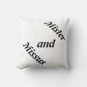 夫および妻 クッション (正面)