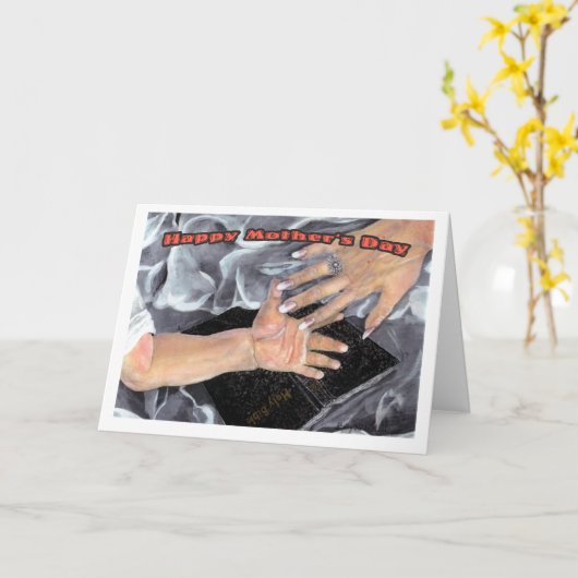 夫からの母の日 カード (黄色い花)