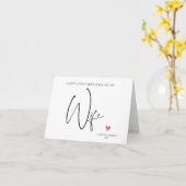 夫から妻への贈り物として幸せな第一誕生日 カード (黄色い花)