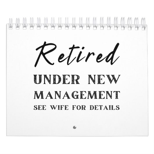 夫から妻への退職金 カレンダー (カバー)