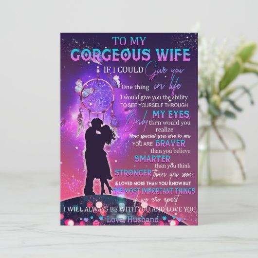 夫から妻へ人生で１つのものを与えるとしたら 招待状 (スタンド正面)