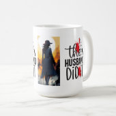 夫がやった コーヒーマグカップ (正面右)