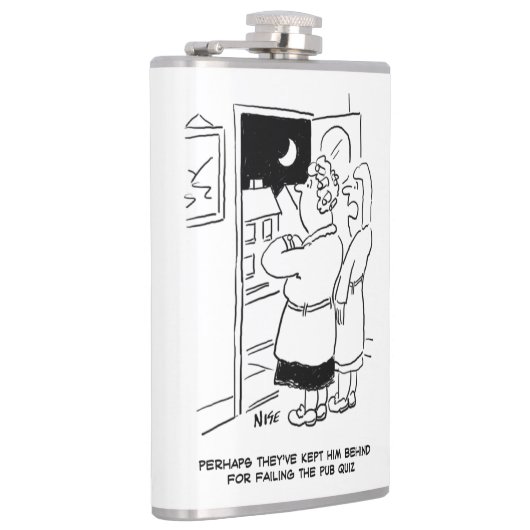 夫がパブから遅く帰る フラスク (右)