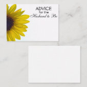 夫が巨大ひまわりカードになるアドバイス アドバイスカード (正面/裏面)