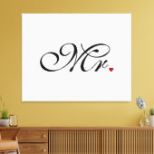 夫が新たに彼女を育てる結婚 キャンバスプリント (インサイチュ (リビング))