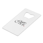 夫が新たに彼女を育てる結婚 クレジットカード栓抜き (正面アングル)