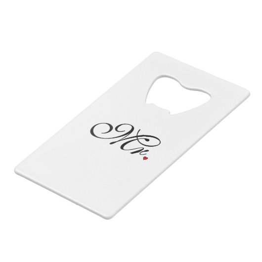 夫が新たに彼女を育てる結婚 クレジットカード栓抜き (正面アングル)