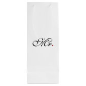 夫が新たに彼女を育てる結婚 ワインギフトバッグ (裏面)