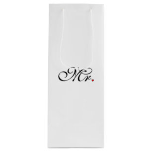 夫が新たに彼女を育てる結婚 ワインギフトバッグ