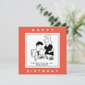 夫が犬与え漫画に夕食を食べない妻 カード (スタンド正面)