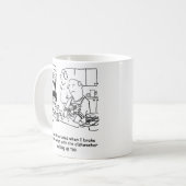 夫が皿を洗う コーヒーマグカップ (正面左)