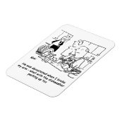 夫が皿を洗う マグネット (左側)