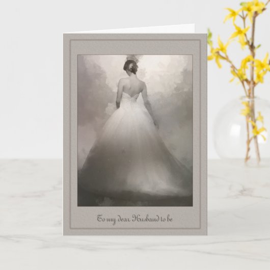 夫が カード (黄色い花)