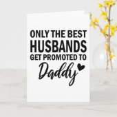 夫だけ最高のが父に昇進する カード (黄色い花)