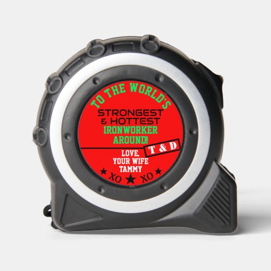 夫で最もホットな最強の労働者モノグラム メジャー (正面)