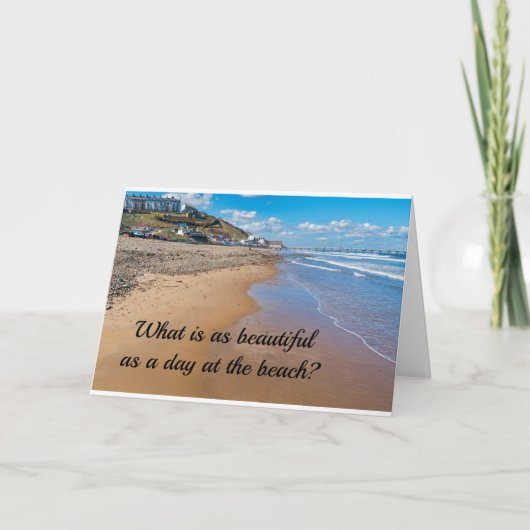 夫としてあげるなんて美しい カード (正面)