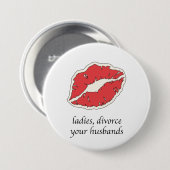 夫との離婚4b運動バッジ 缶バッジ (正面&裏面)
