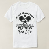 夫と夫のおもしろい生命の奪い手 Tシャツ (デザイン正面)