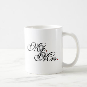 夫と妻が新しく結婚 コーヒーマグカップ