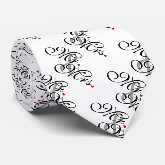 夫と妻が新しく結婚 ネクタイ (ロール)