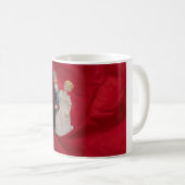 夫と妻(結婚式の日結婚お祝い) コーヒーマグカップ (正面右)