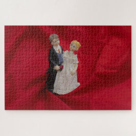 夫と妻(結婚式の日結婚お祝い) ジグソーパズル