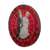 夫と妻(結婚式の日結婚お祝い) ダーツボード (正面右)