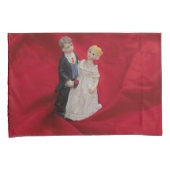 夫と妻(結婚式の日結婚お祝い) 枕カバー (正面右)