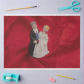 夫と妻(結婚式の日結婚お祝い) 薄葉紙 (クラフト)