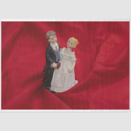 夫と妻(結婚式の日結婚お祝い) 薄葉紙 (正面)