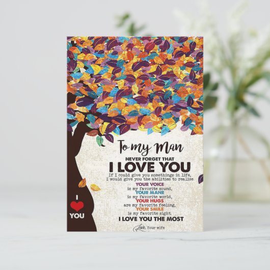 夫と我が身の夫 出欠カード (スタンド正面)