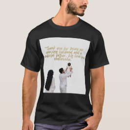 夫と父親への感謝 Tシャツ
