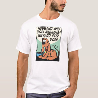 夫と犬 Tシャツ