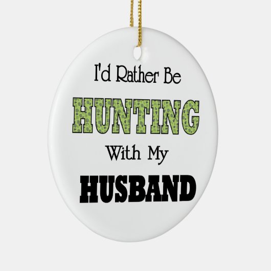 夫と狩りしたい セラミックオーナメント (右)