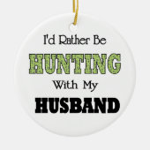 夫と狩りしたい セラミックオーナメント (正面)