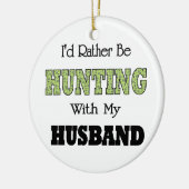 夫と狩りしたい セラミックオーナメント (左)