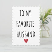 夫にお気に入りの- Witty & おもしろカード シーズンカード (スタンド正面)