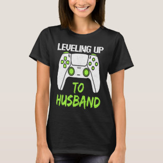 夫になるためのレベルアップ  バチェラーパーティーの男性ビデオG Tシャツ