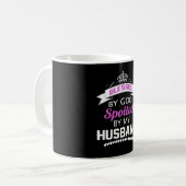 夫によってだめにされる コーヒーマグカップ (正面左)